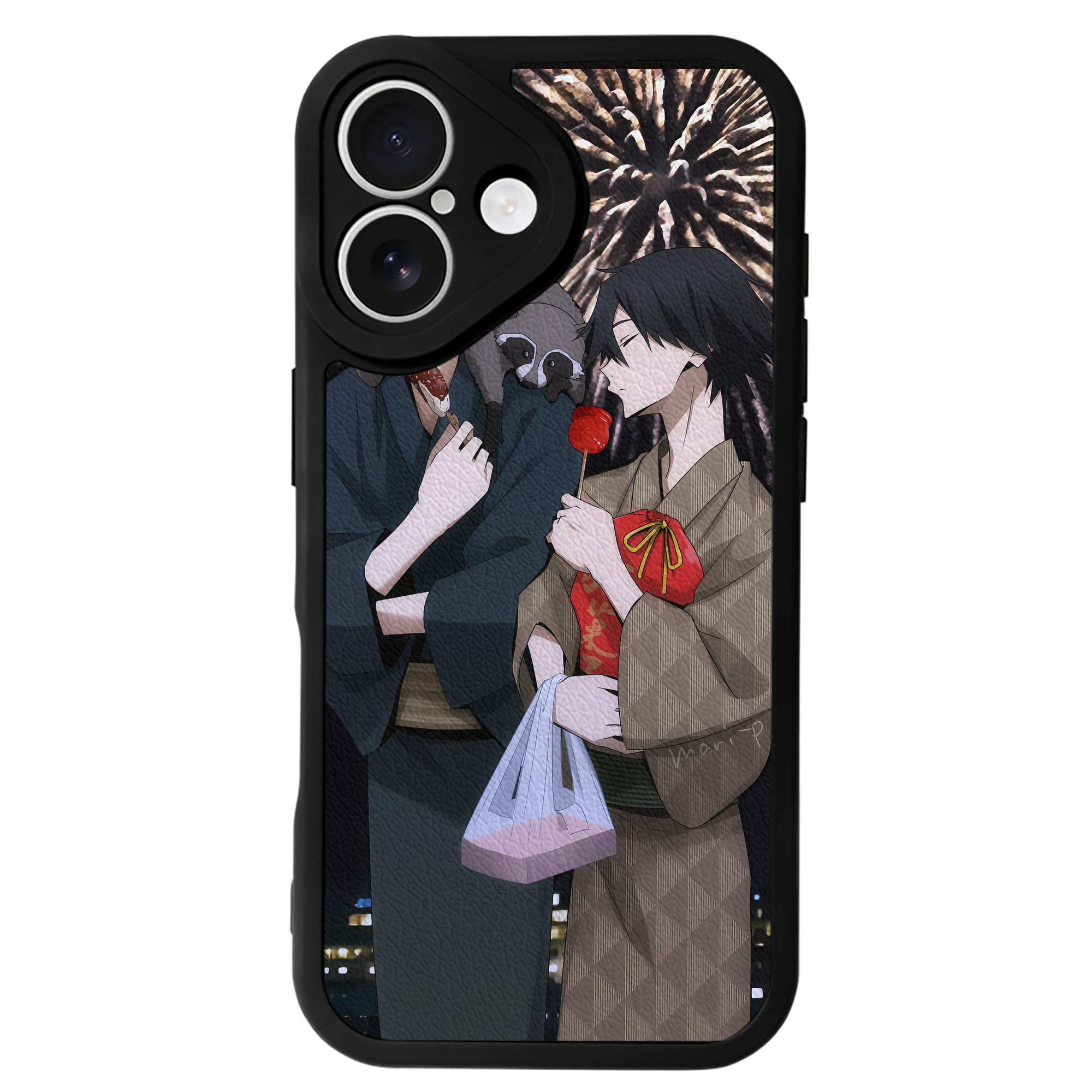 （画像用） 文豪ストレイドッグス Bungo Stray Dogs 【iPhone 16シリーズ対応】シリコンスマホケース（レザー調） 材質：シリコン